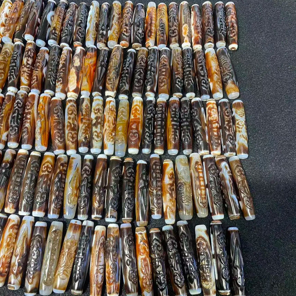 Tibetan Agate Eyes Dzi-ToShay.org