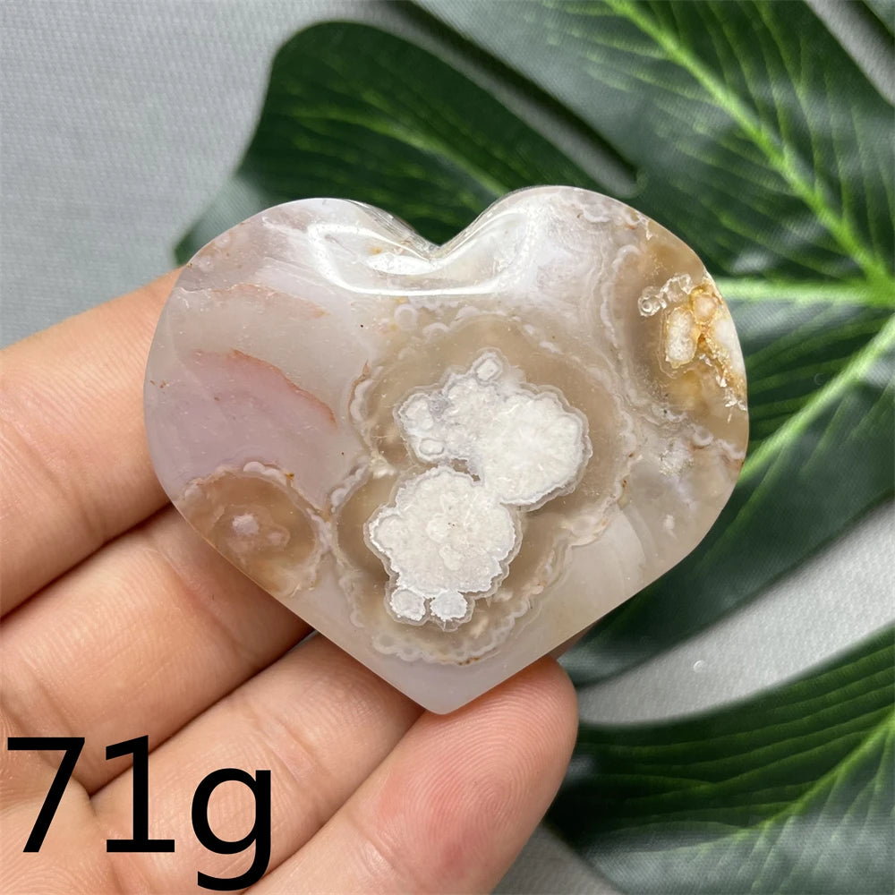 Pink Amethyst Agate Heart-ToShay.org
