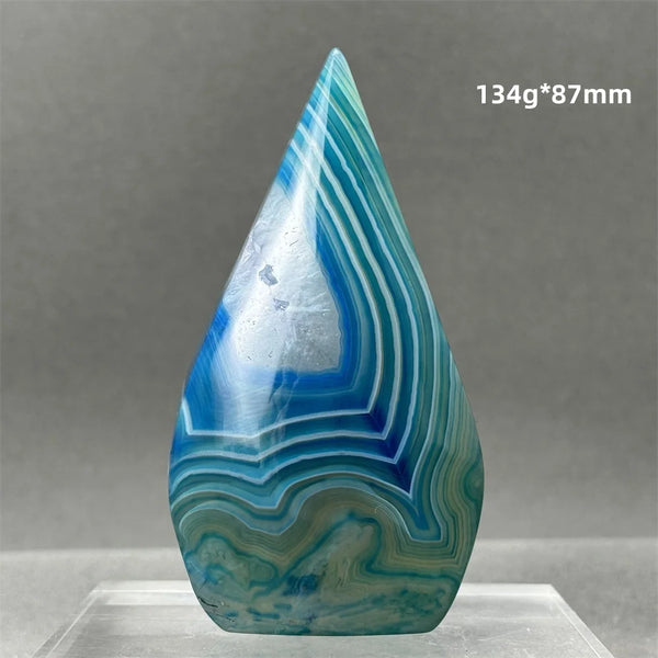 Blue Agate Torch-ToShay.org