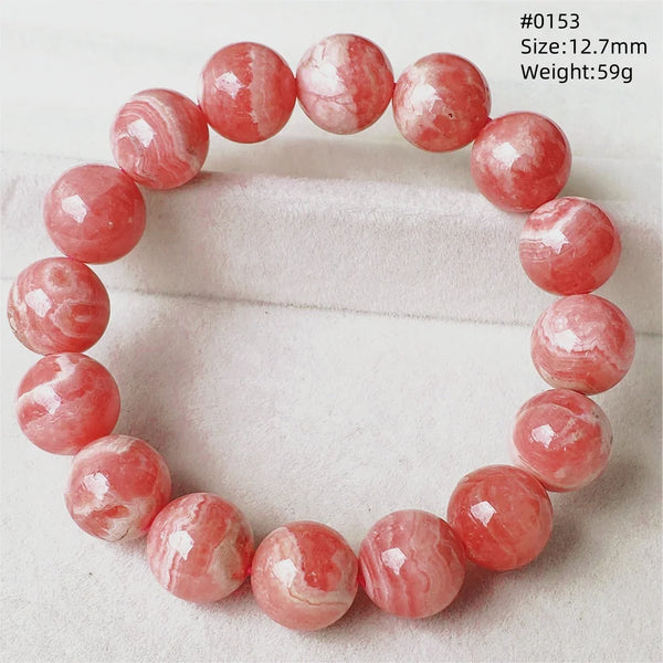 Red Rhodochrosite Bracelet-ToShay.org