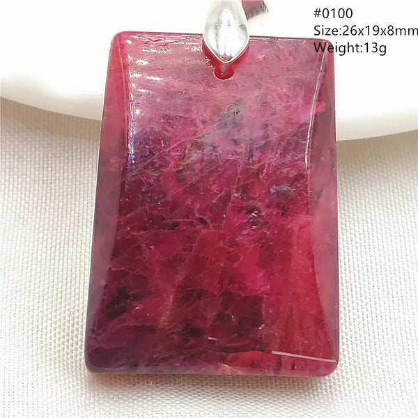 Red Rhodonite Pendant-ToShay.org