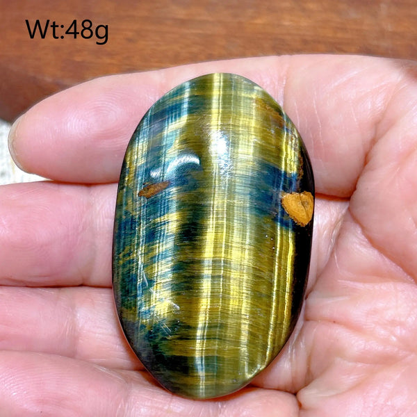 Blue Yellow Tiger Eye Stone-ToShay.org