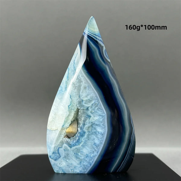 Blue Agate Torch-ToShay.org