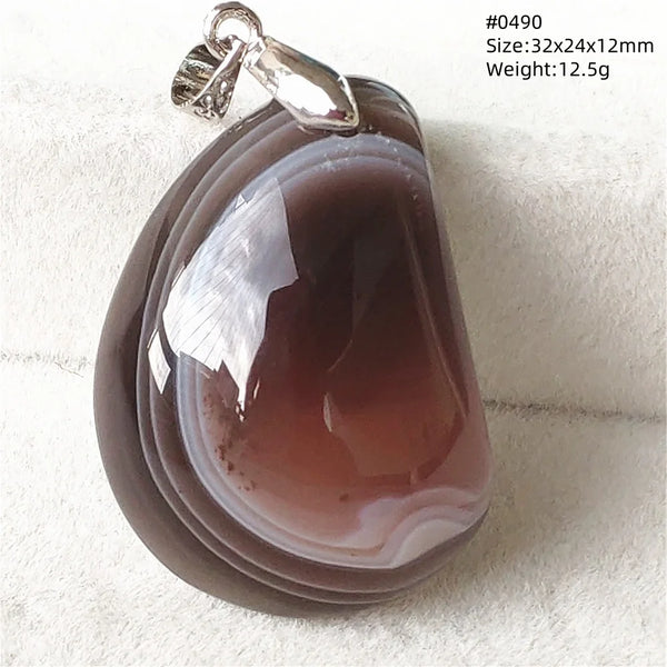 Black Red Agate Pendant-ToShay.org