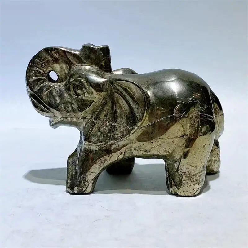 Silver Pyrite Elephant-ToShay.org