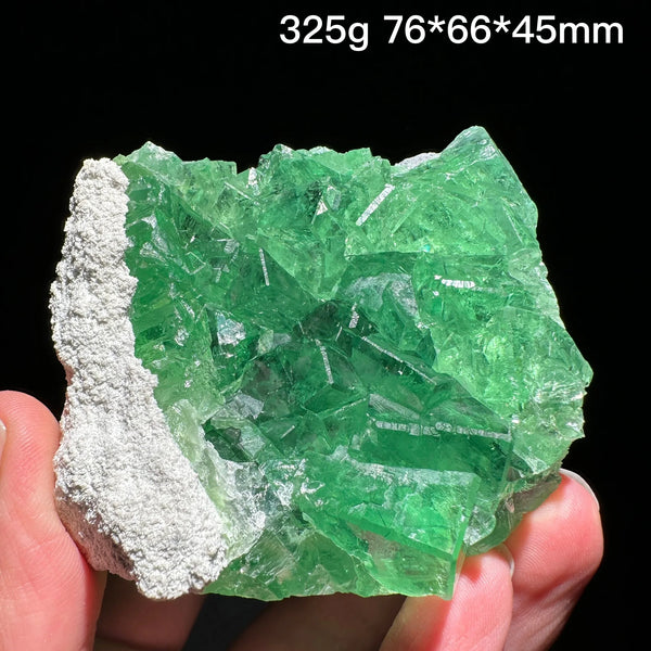 Green Fluorite Crystal Cluster-ToShay.org