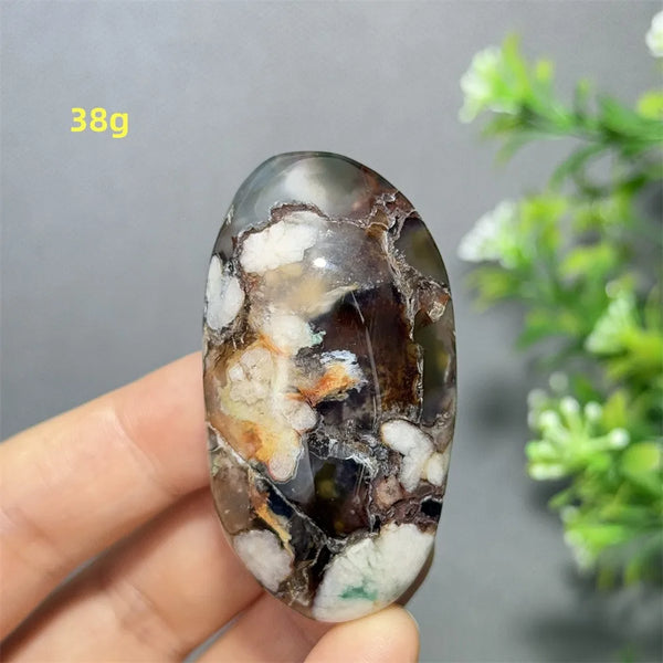 Green Cherry Blossom Agate-ToShay.org