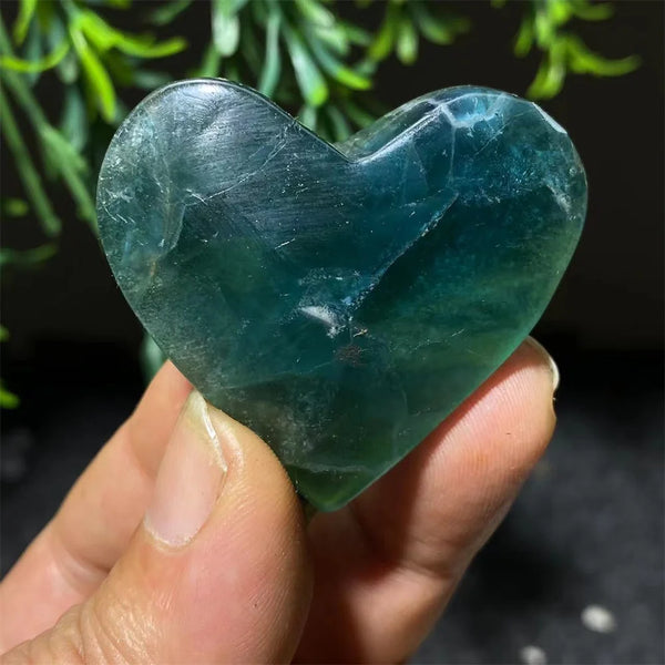 Blue Fluorite Heart-ToShay.org