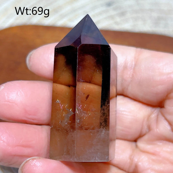 Smokey Rainbow Quartz Point-ToShay.org