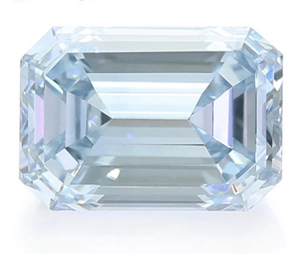 Blue Faceted Diamond-ToShay.org