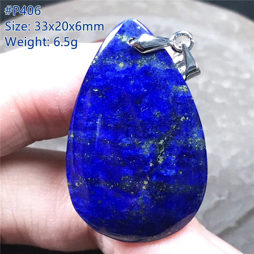 Blue Lapis Lazuli Pendant-ToShay.org