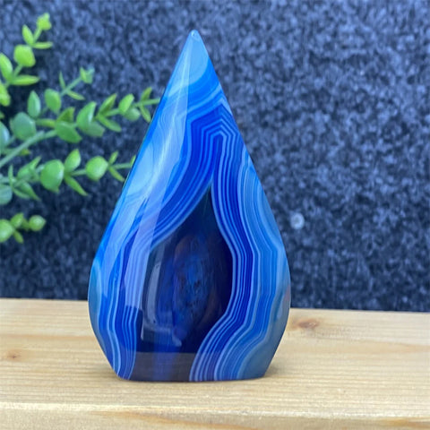 Blue Lace Agate Torch-ToShay.org