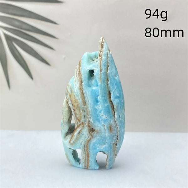 Blue Hemimorphite Flame-ToShay.org