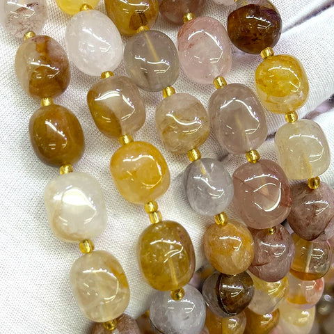 Yellow Gum Flower Beads-ToShay.org