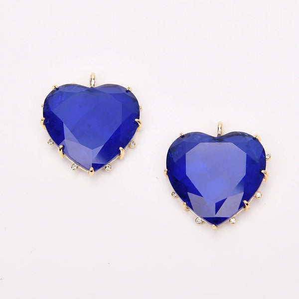 Blue Quartz Crystal Heart-ToShay.org