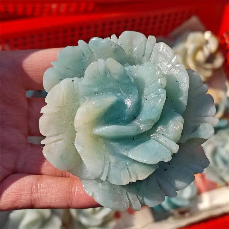 Blue Amazonite Flower-ToShay.org