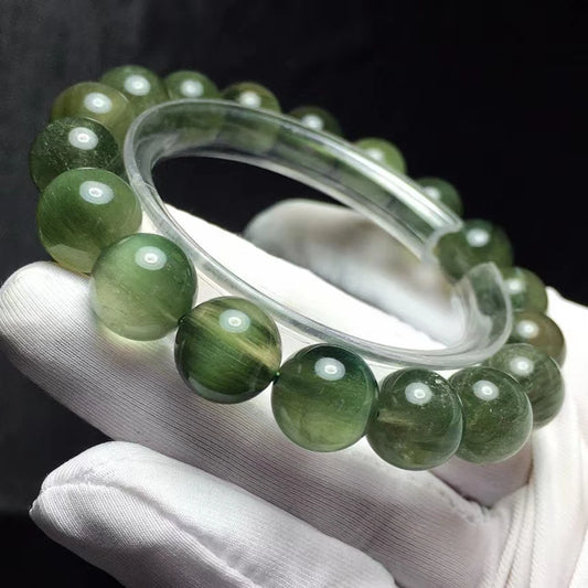 Green Rutilated Quartz Bracelet-ToShay.org