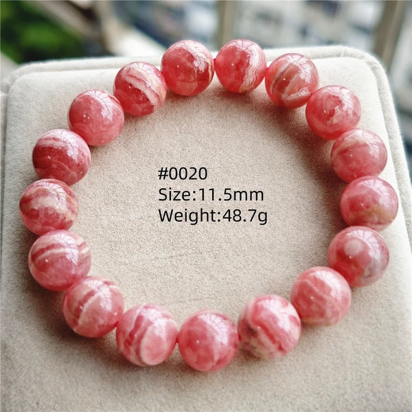 Pink Rhodochrosite Bracelet-ToShay.org