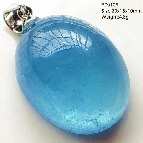 Blue Aquamarine Pendant-ToShay.org