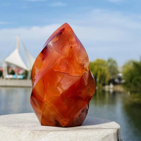 Red Agate Carnelian Flame-ToShay.org