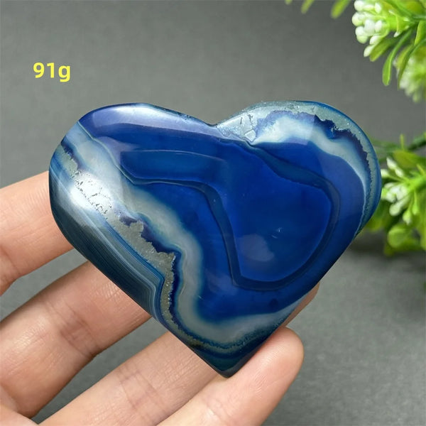 Blue Agate Heart-ToShay.org