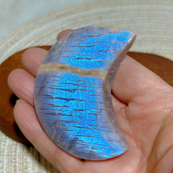 Blue Falshy Moonstone Moon-ToShay.org