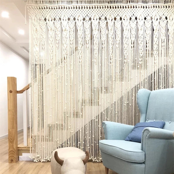 Macrame Curtain-ToShay.org