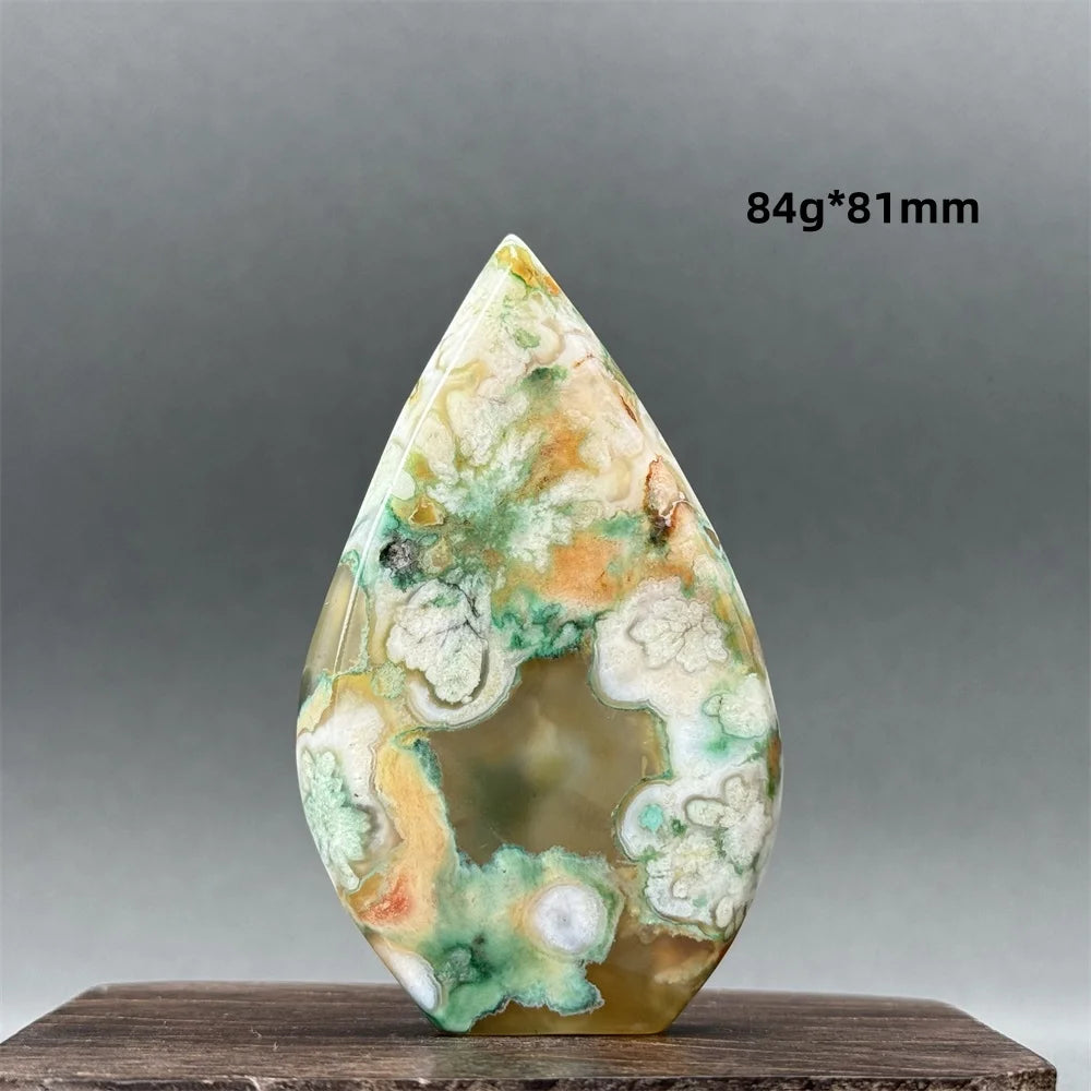Green Cherry Blossom Agate-ToShay.org