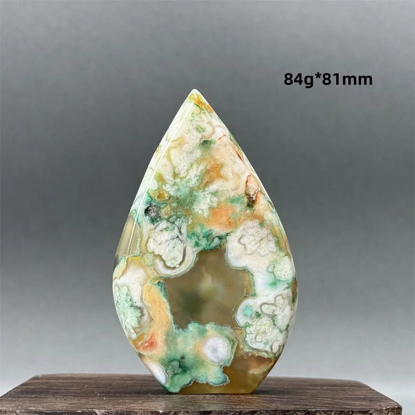 Green Cherry Blossom Agate-ToShay.org