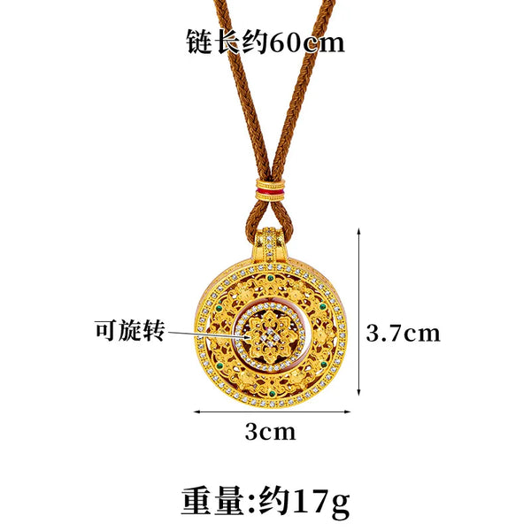 Gold Compass Pendant-ToShay.org