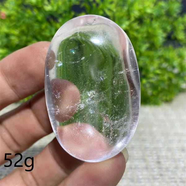 Clear Crystal Palm Stone-ToShay.org