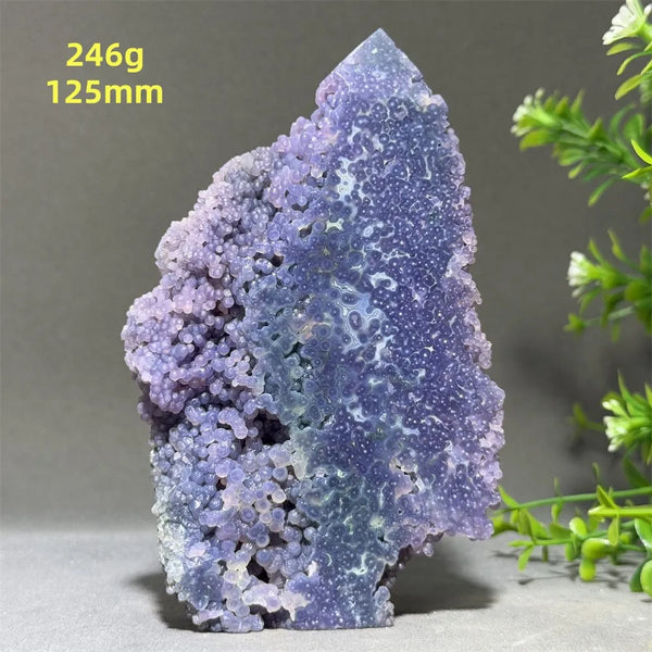 Purple Grape Agate Tower-ToShay.org