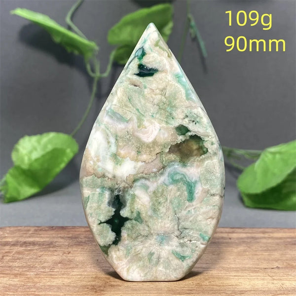 Green Cherry Blossom Agate-ToShay.org