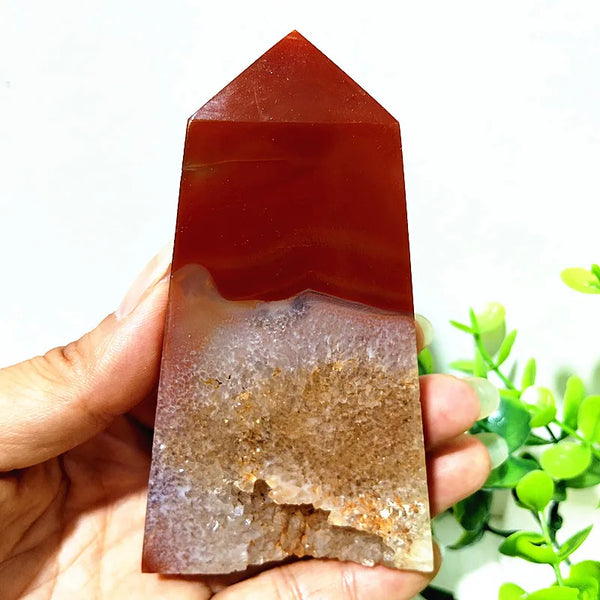 Red Agate Geode Tower-ToShay.org