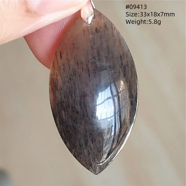 Black Moonstone Sunstone Pendant-ToShay.org