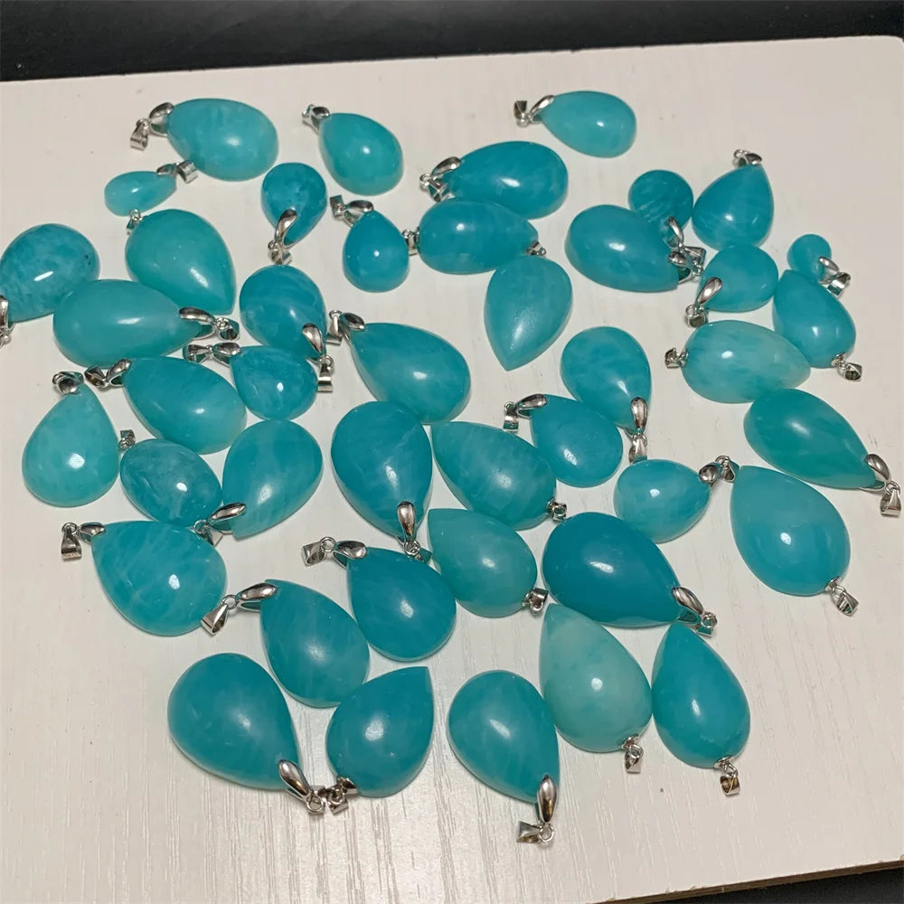 Blue Amazonite Pendants-ToShay.org