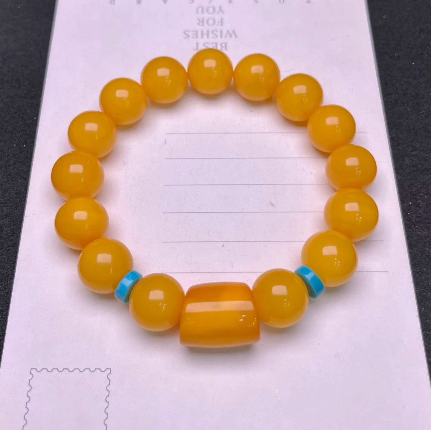 Orange Amber Bracelet-ToShay.org