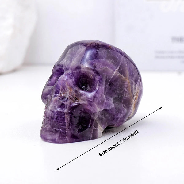 Purple Amethyst Skulls-ToShay.org