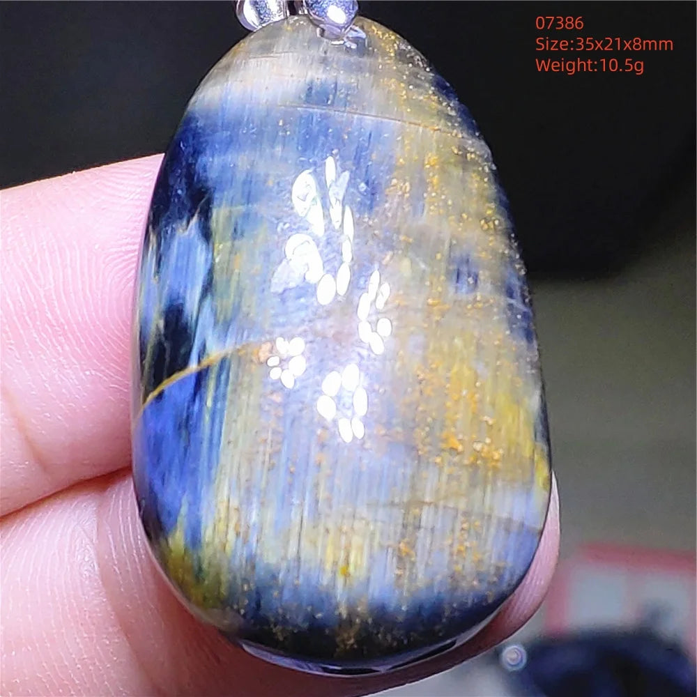 Blue Pietersite Pendant-ToShay.org
