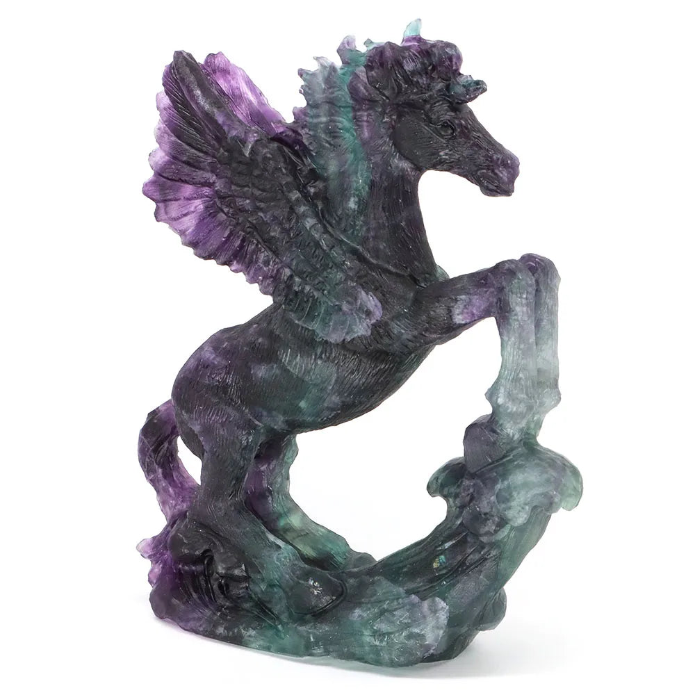 Rainbow Fluorite Flying Horse-ToShay.org