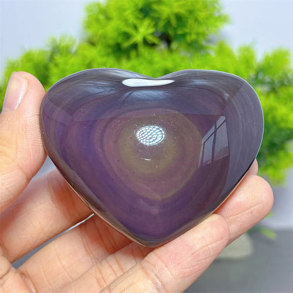 Rainbow Obsidian Heart-ToShay.org