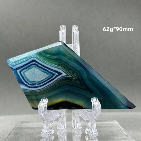 Blue Agate Rhombus-ToShay.org