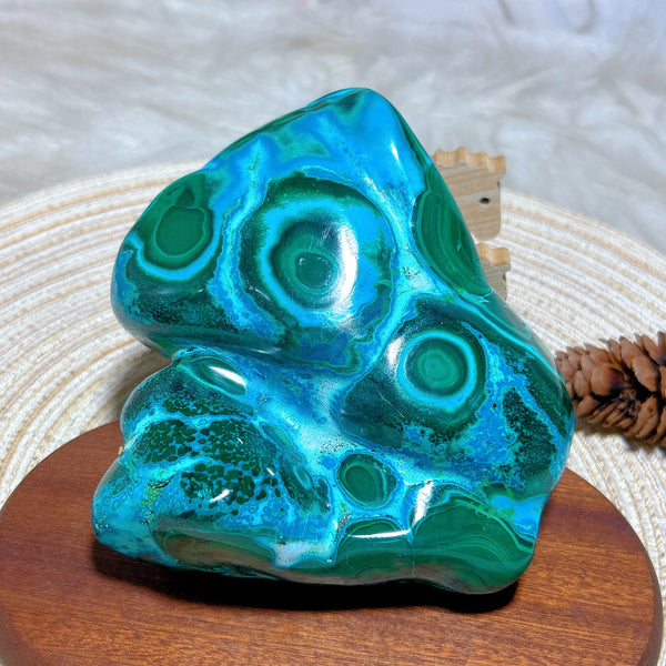 Blue Chrysocolla Malachite Gemstones-ToShay.org