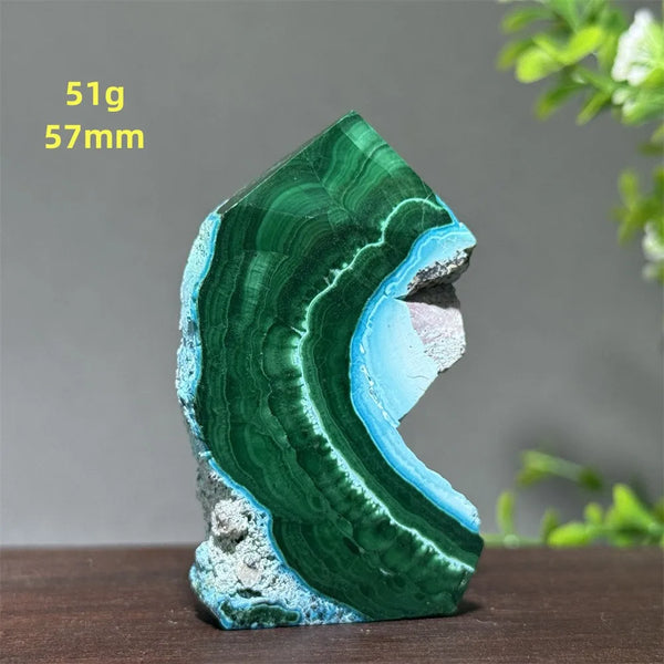 Blue Chrysocolla Tower-ToShay.org