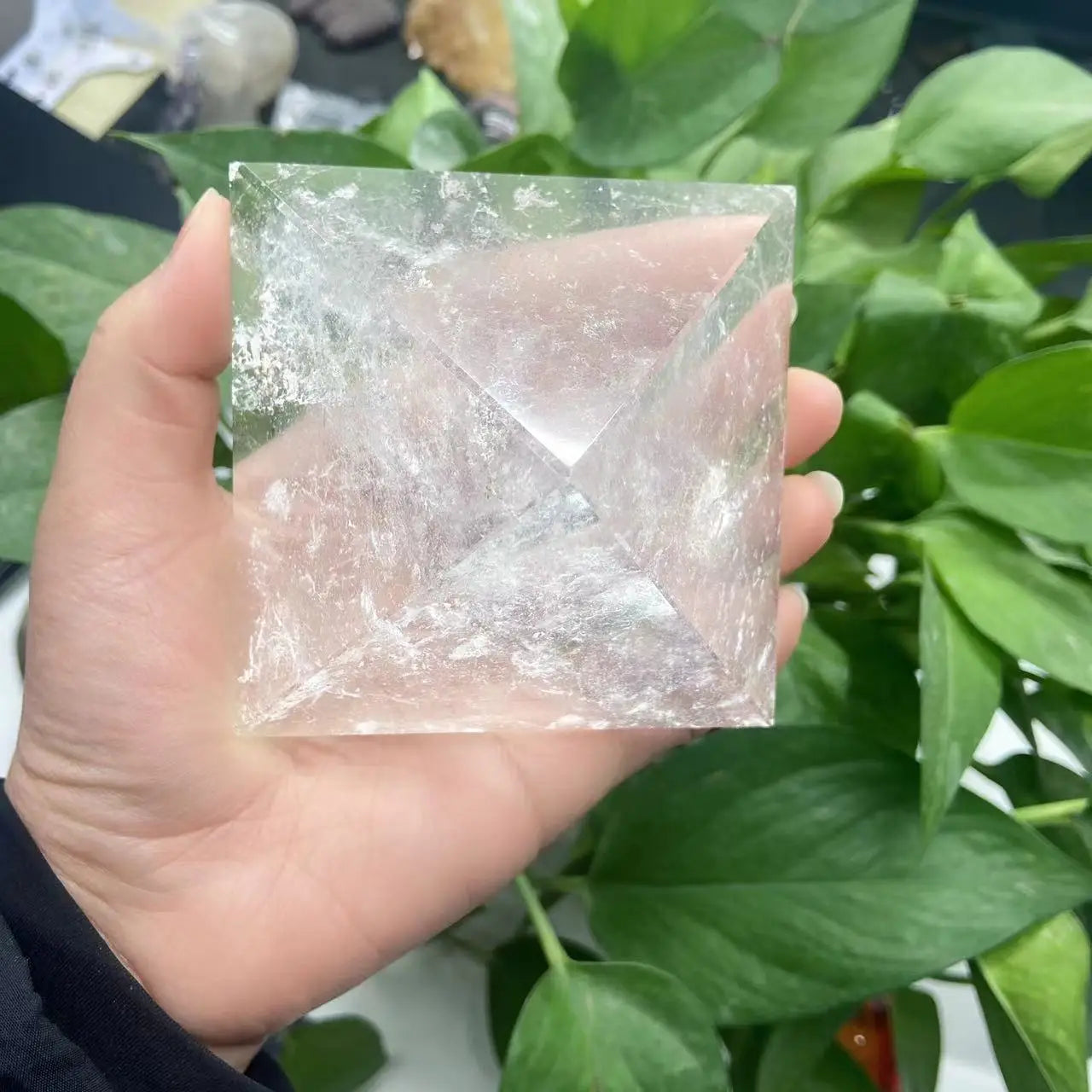Clear Quartz Crystal Pyramid-ToShay.org