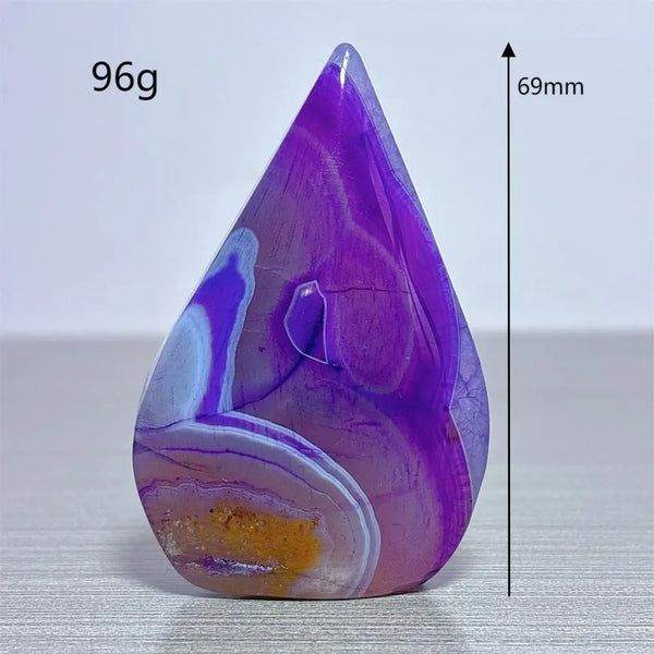 Violet Agate Torch-ToShay.org