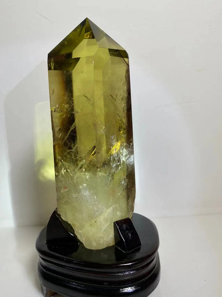 Yellow Lemon Crystal Wand-ToShay.org