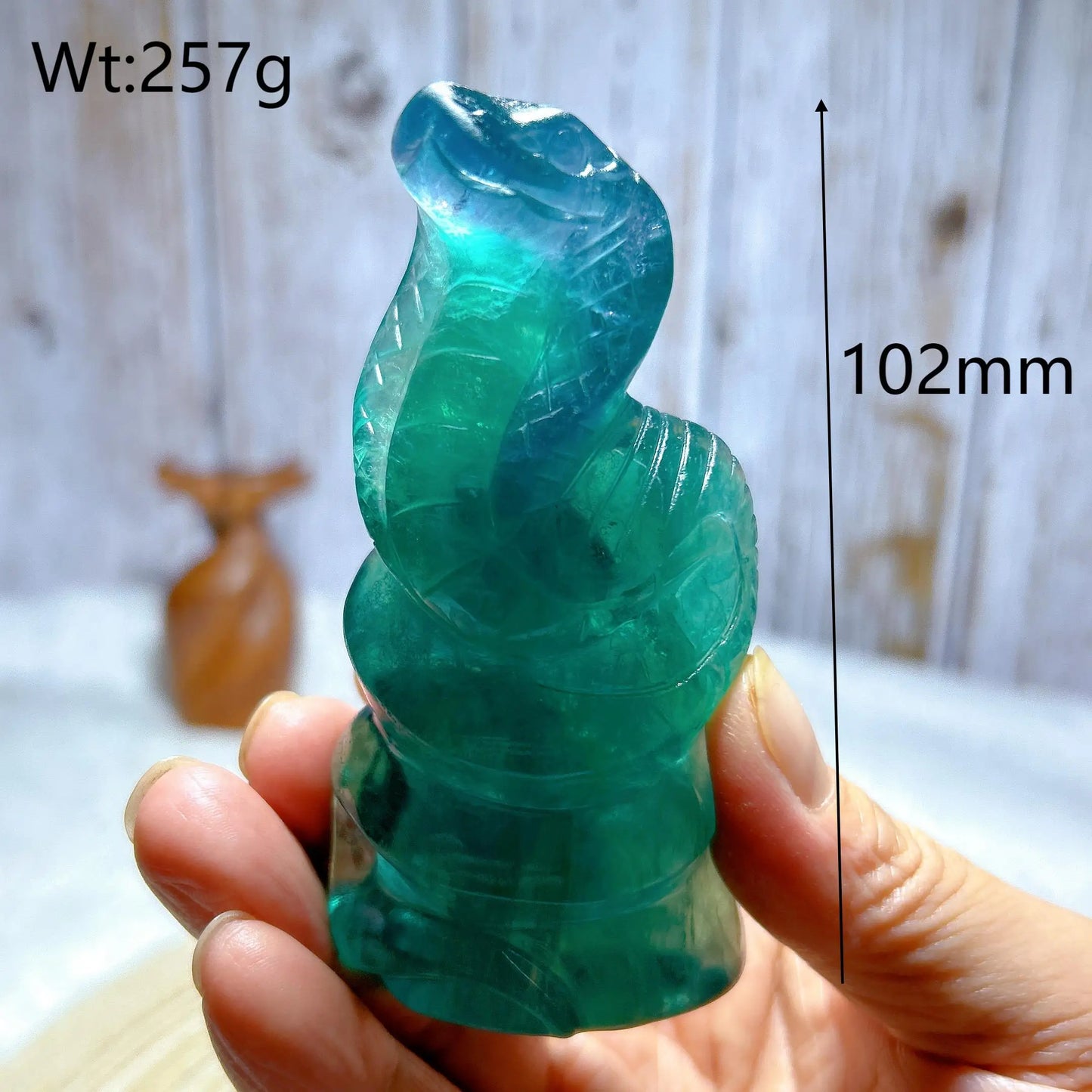 Rainbow Fluorite Snake-ToShay.org