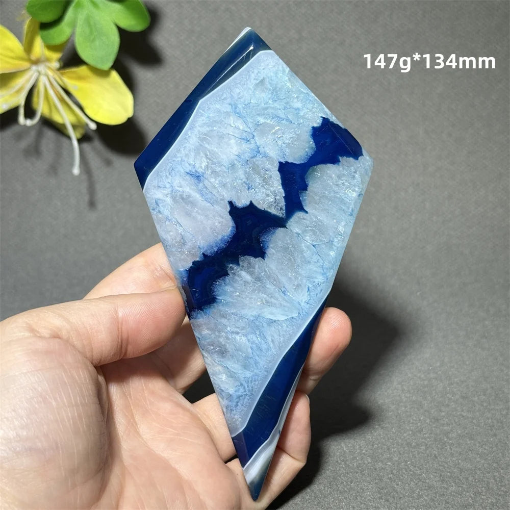 Blue Agate Diamond-ToShay.org