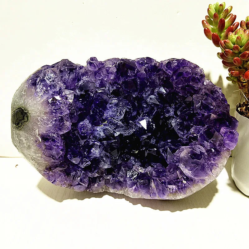 Purple Amethyst Geode Quartz-ToShay.org